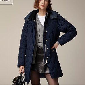 J crew Stowe puffer jacket with PrimaLoft®